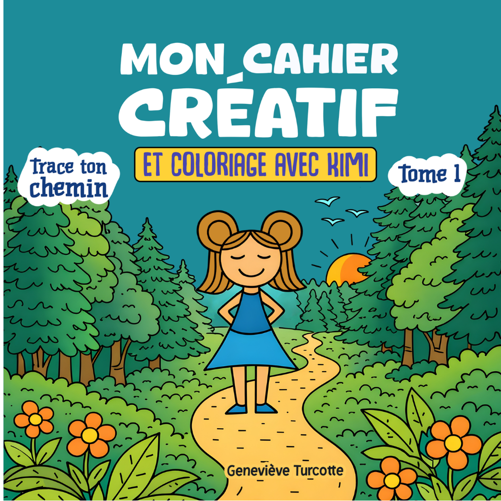 Mon cahier créatif et coloriage avec Kimi - tome 1